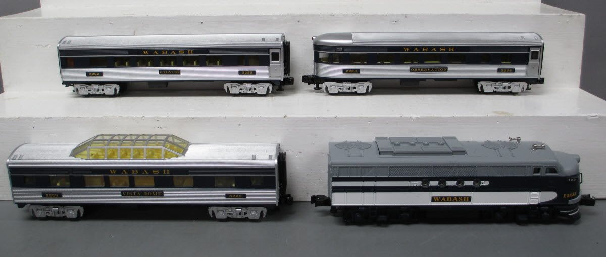 Lionel 6-30159 Wabash The Blue Bird O Gauge Diesel Passenger Train Set
