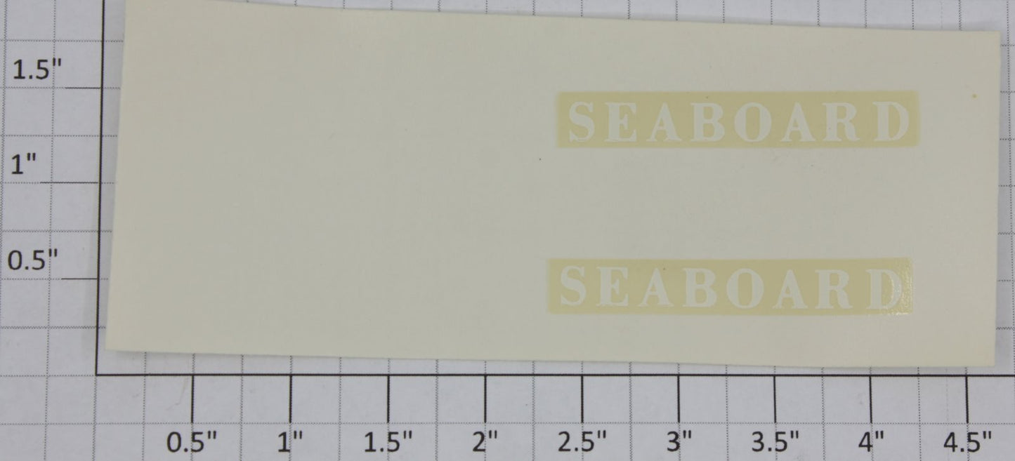 Lionel 601 Water Soluble Seaboard Letters Decal Pair