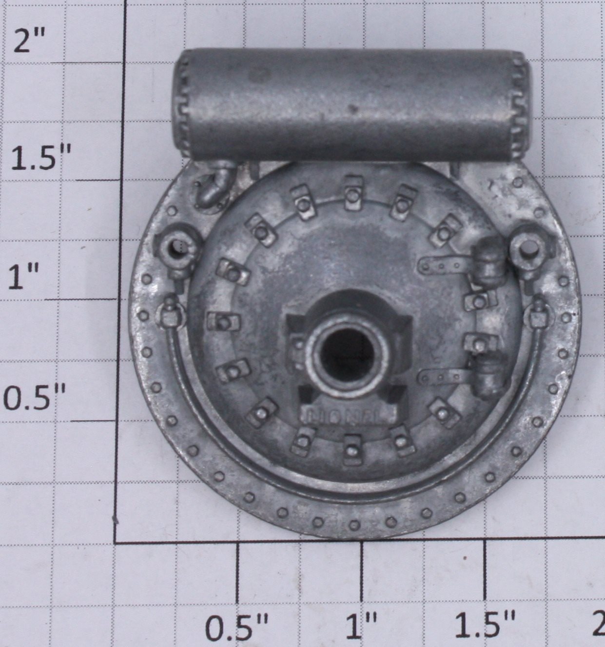 Lionel 2065-13 Die-Cast Unpainted Boiler Front No Lenses or Markers-Incomplete