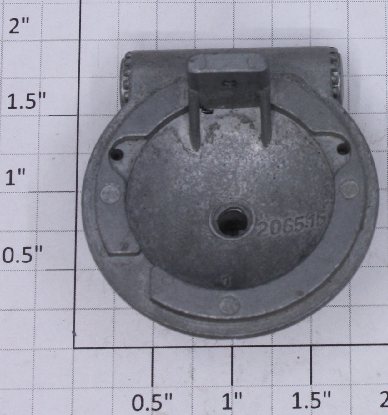 Lionel 2065-13 Die-Cast Unpainted Boiler Front No Lenses or Markers-Incomplete