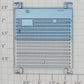 Lionel 29205-14 Blue/Silver Mickey Mouse Hi-Cube Boxcar Door w Door Guides