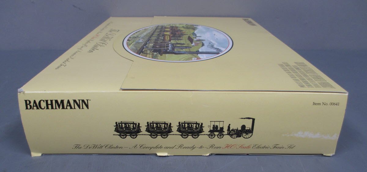 Bachmann 00641 HO Scale DeWitt Clinton Historic Steam Train Set LN/Box