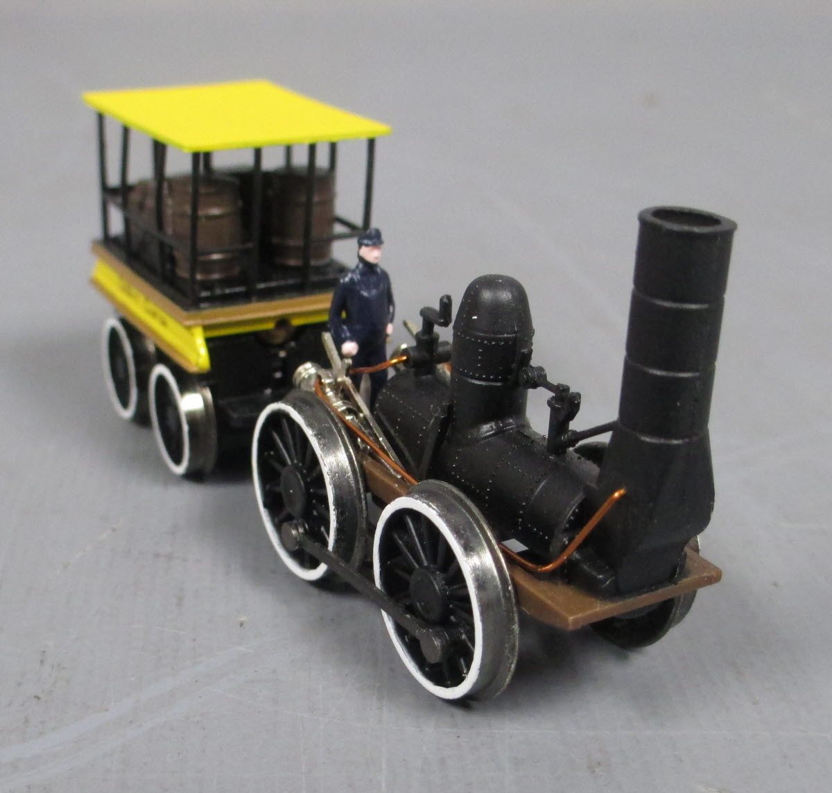 Bachmann 00641 HO Scale DeWitt Clinton Historic Steam Train Set EX
