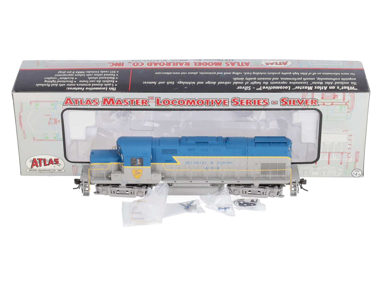 Atlas 10000306 HO Scale Delaware & Hudson C420 Diesel Locomotive #408 NIB