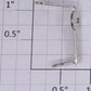 Lionel 2022-20 Nickel Long Hook / Short Shank Tender Coupler