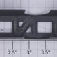 Lionel 840-18 Unpainted "Lionel" Powerhouse Smoke Stack Sign Front