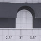 Lionel 840-18 Unpainted "Lionel" Powerhouse Smoke Stack Sign Front