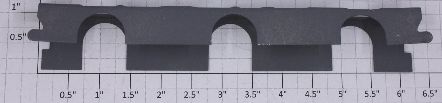 Lionel 840-18 Unpainted "Lionel" Powerhouse Smoke Stack Sign Front