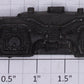 Lionel 2332-80 Die-Cast Black GG-1 Pilot Die-Cast Truck Side