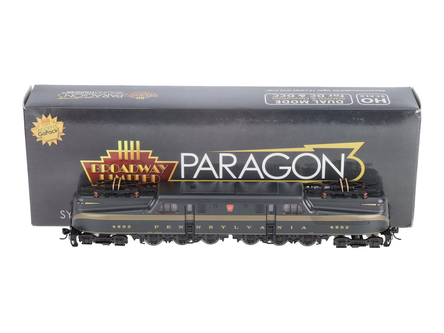 Broadway Limited 4686 HO Pennsylvania GG-1 Electric Locomotive #4802 W/ DCC