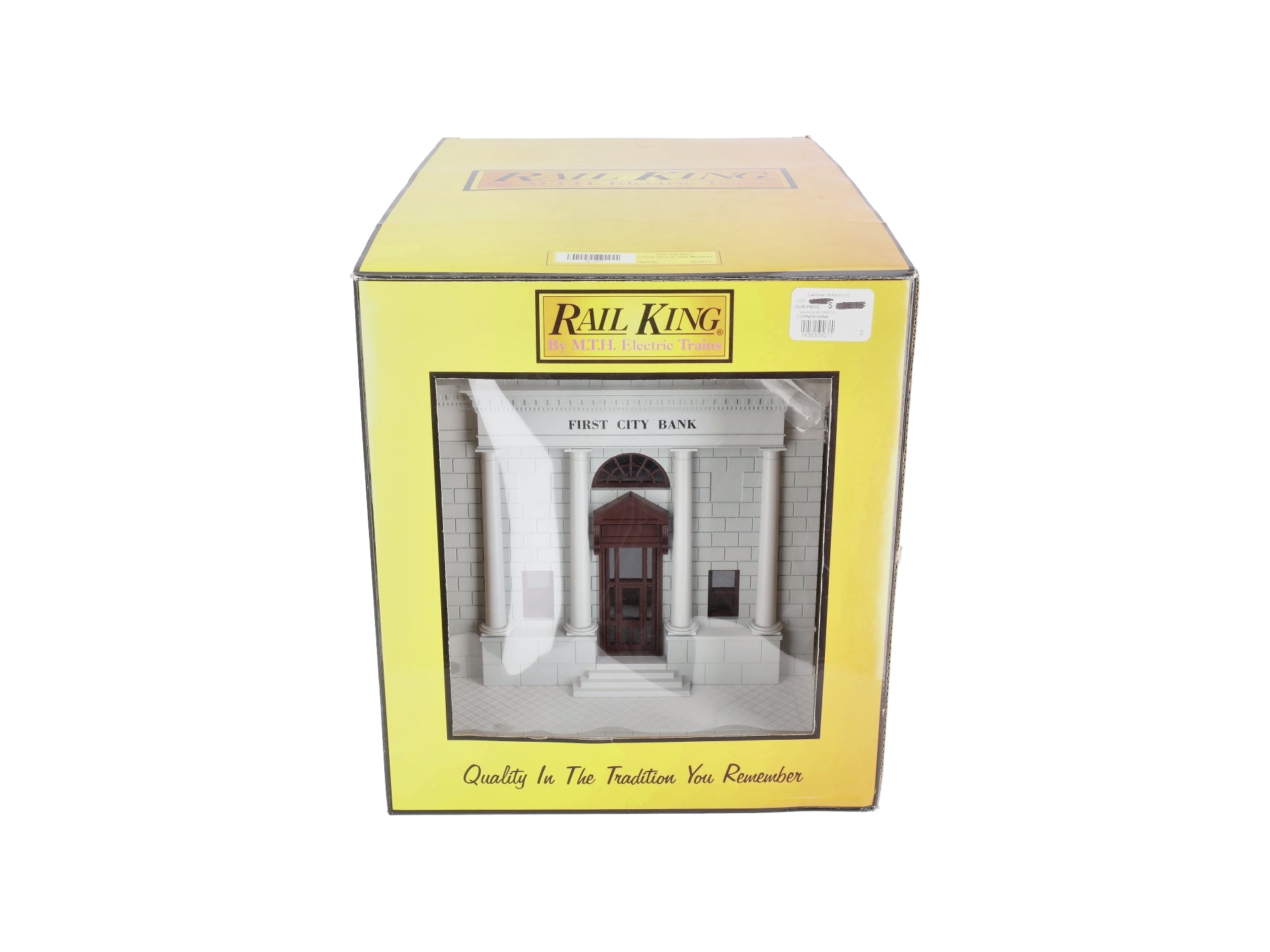 MTH 30-9017 O Gauge First City Bank Building LN/Box