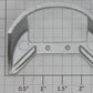 Lionel 2333-59 O Gauge Cast Santa Fe Silver Front Apron