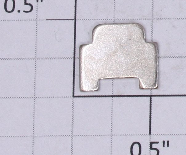 Lionel CP-1 Nickel Box Coupler Short Back Plate