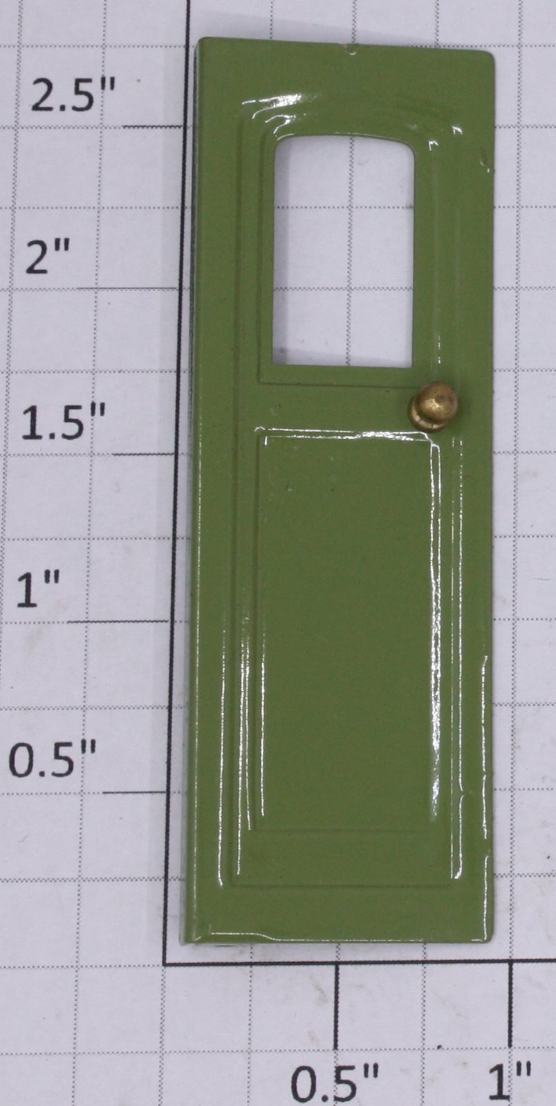 Lionel 36-16 Green Left Hand Passenger Car Door with Knob