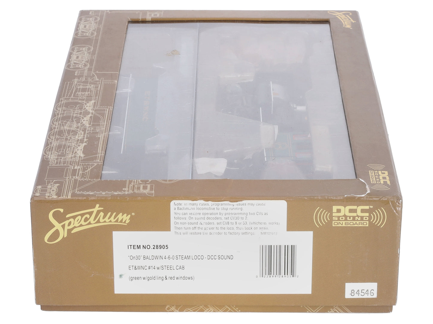 Bachmann 28905 On30 ET&WNC Baldwin 4-6-0 Steam Locomotive #14 w/DCC Sound