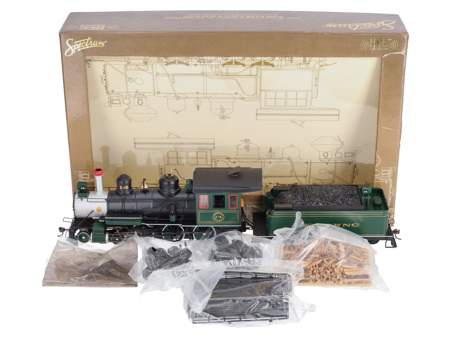 Bachmann 28905 On30 ET&WNC Baldwin 4-6-0 Steam Locomotive #14 w/DCC Sound