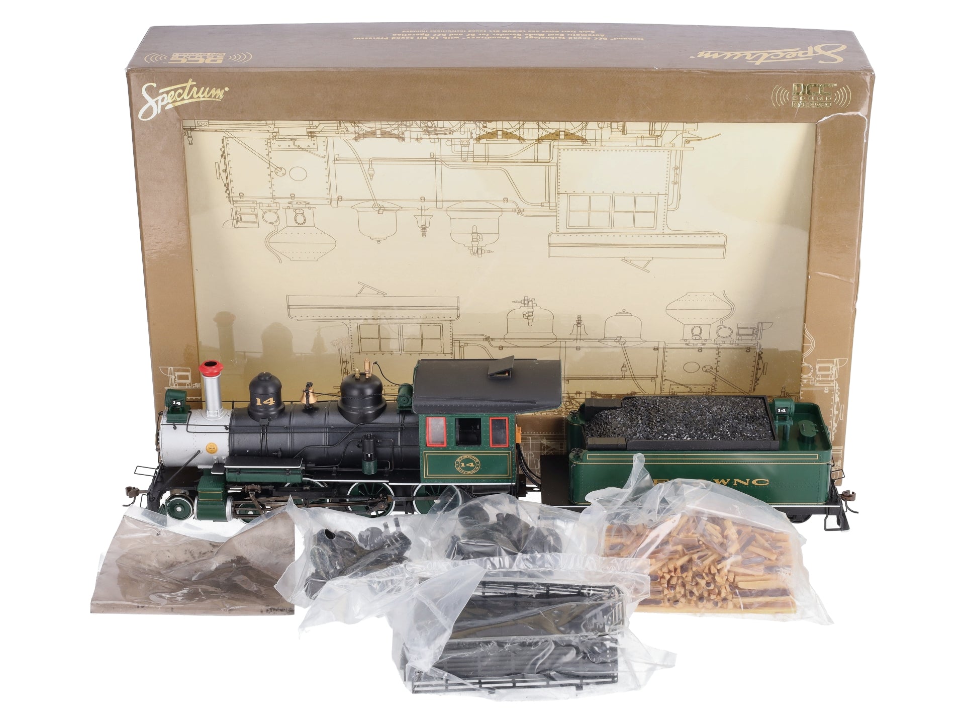 Bachmann 28905 On30 ET&WNC Baldwin 4-6-0 Steam Locomotive #14 w/DCC Sound