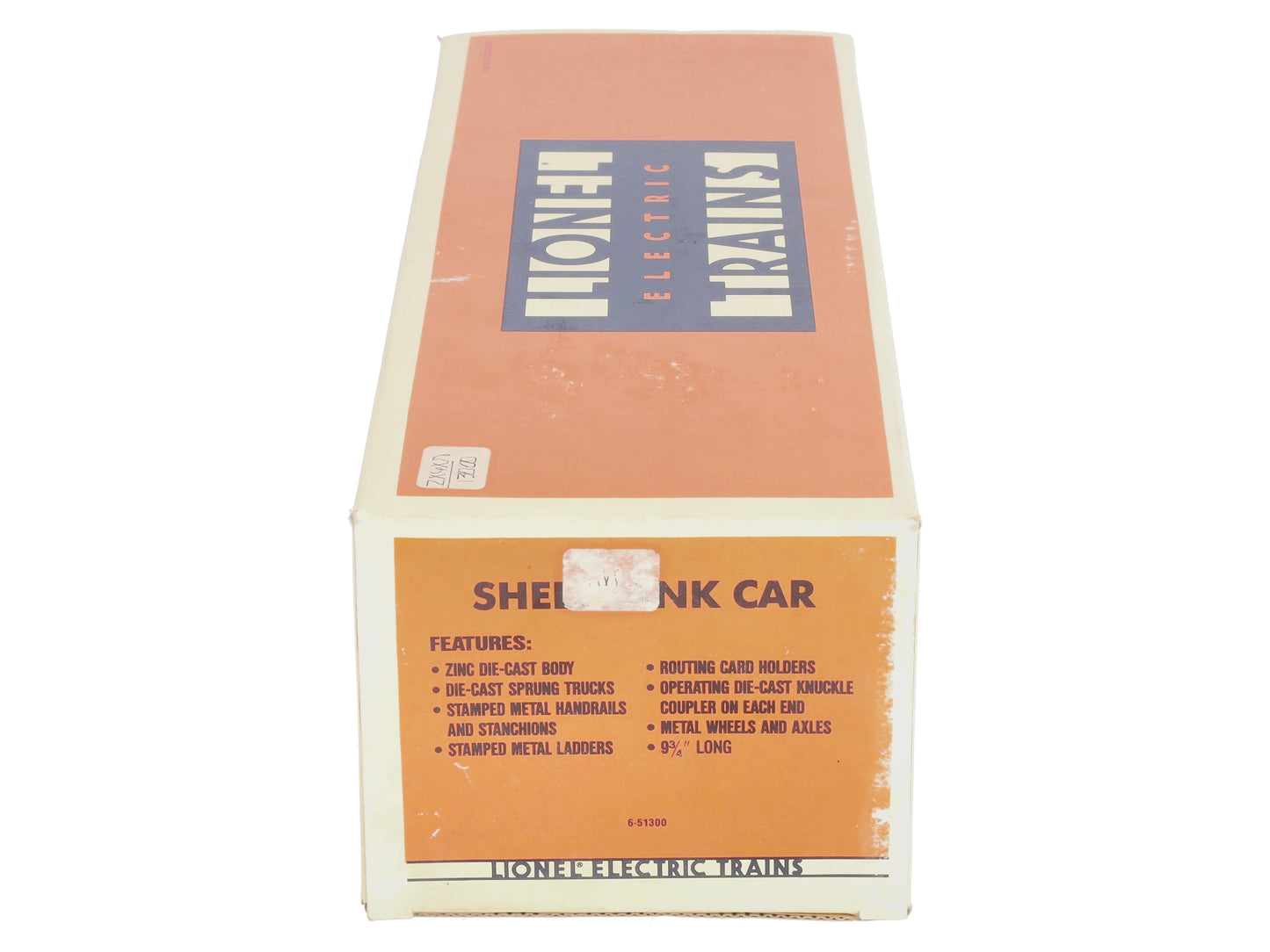 Lionel 6-51300 O Gauge Shell Semi-Scale Single Dome Tank Car #8124 LN/Box