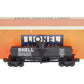 Lionel 6-51300 O Gauge Shell Semi-Scale Single Dome Tank Car #8124 LN/Box