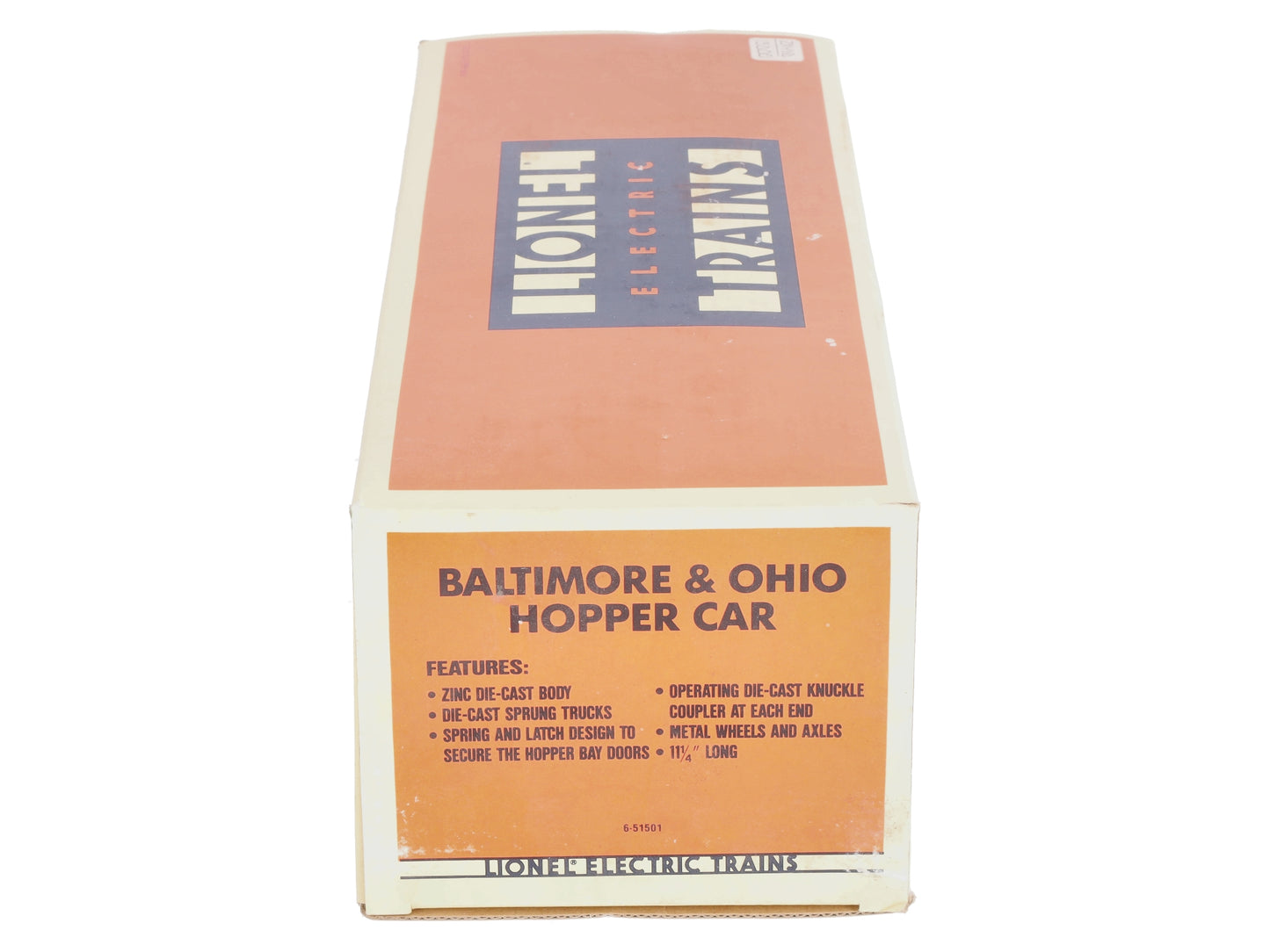 Lionel 6-51501 O Gauge Baltimore & Ohio Semi-Scale Die-Cast Hopper Car #532000 LN/Box