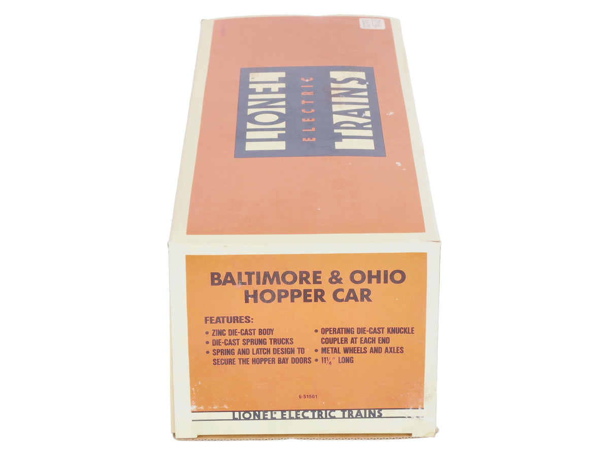 Lionel 6-51501 O Gauge Baltimore & Ohio Semi-Scale Diecast Hopper Car #532000 LN/Box