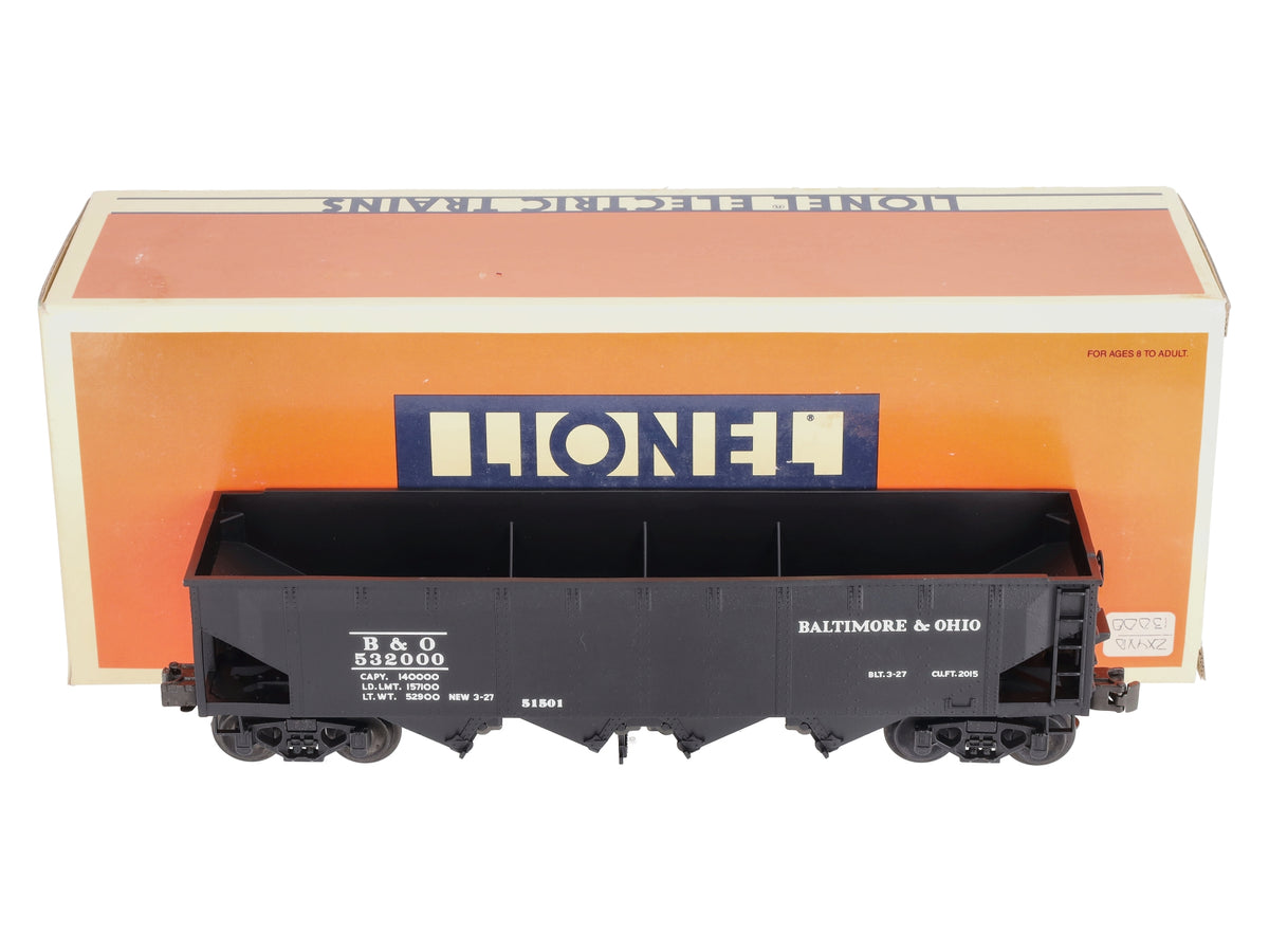 Lionel 6-51501 O Gauge Baltimore & Ohio Semi-Scale Diecast Hopper Car #532000 LN/Box