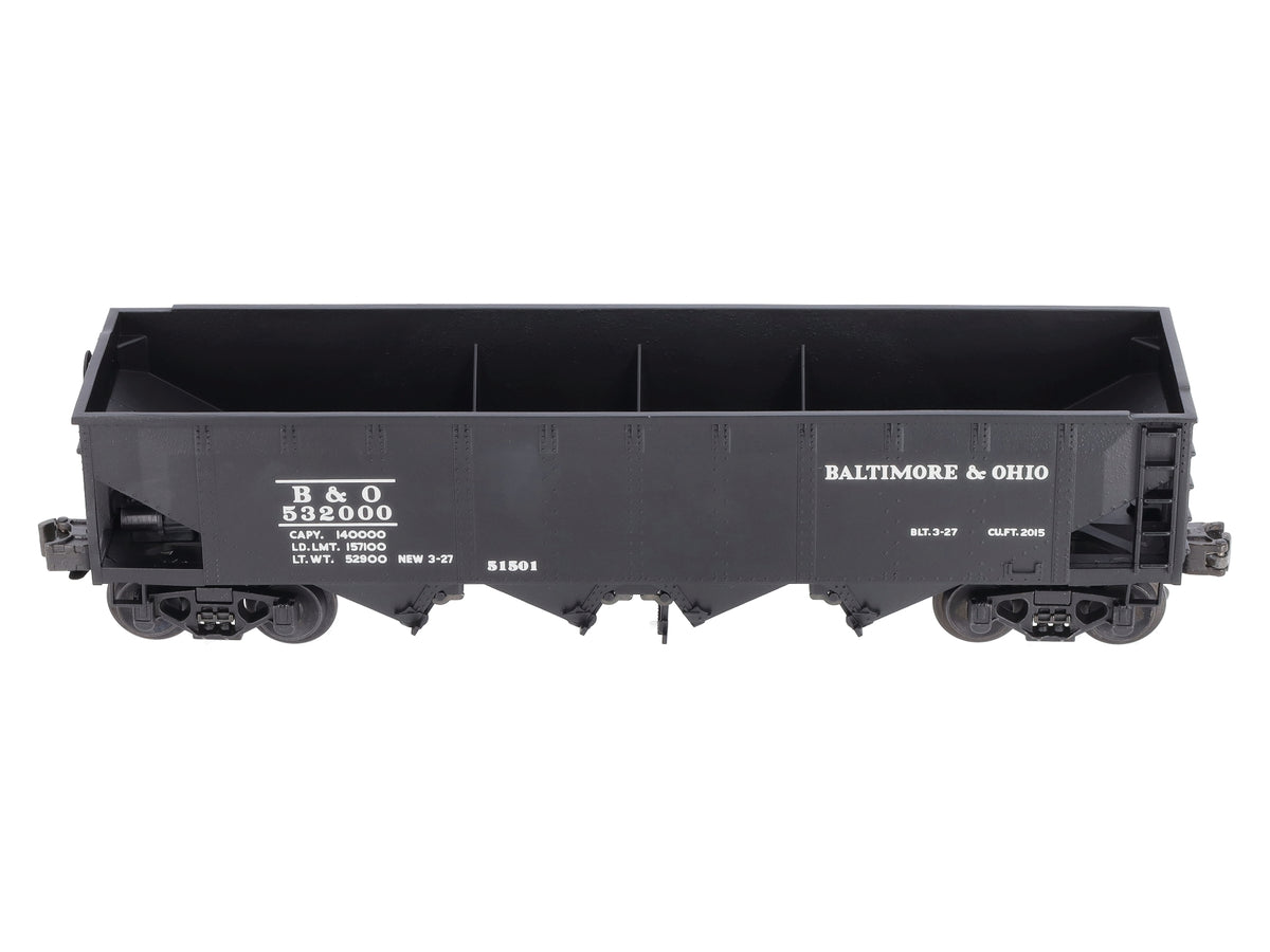 Lionel 6-51501 O Gauge Baltimore & Ohio Semi-Scale Diecast Hopper Car #532000 LN/Box