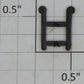 Lionel 2333-15 F3 Plastic Side Ladder with Two Pin Mount