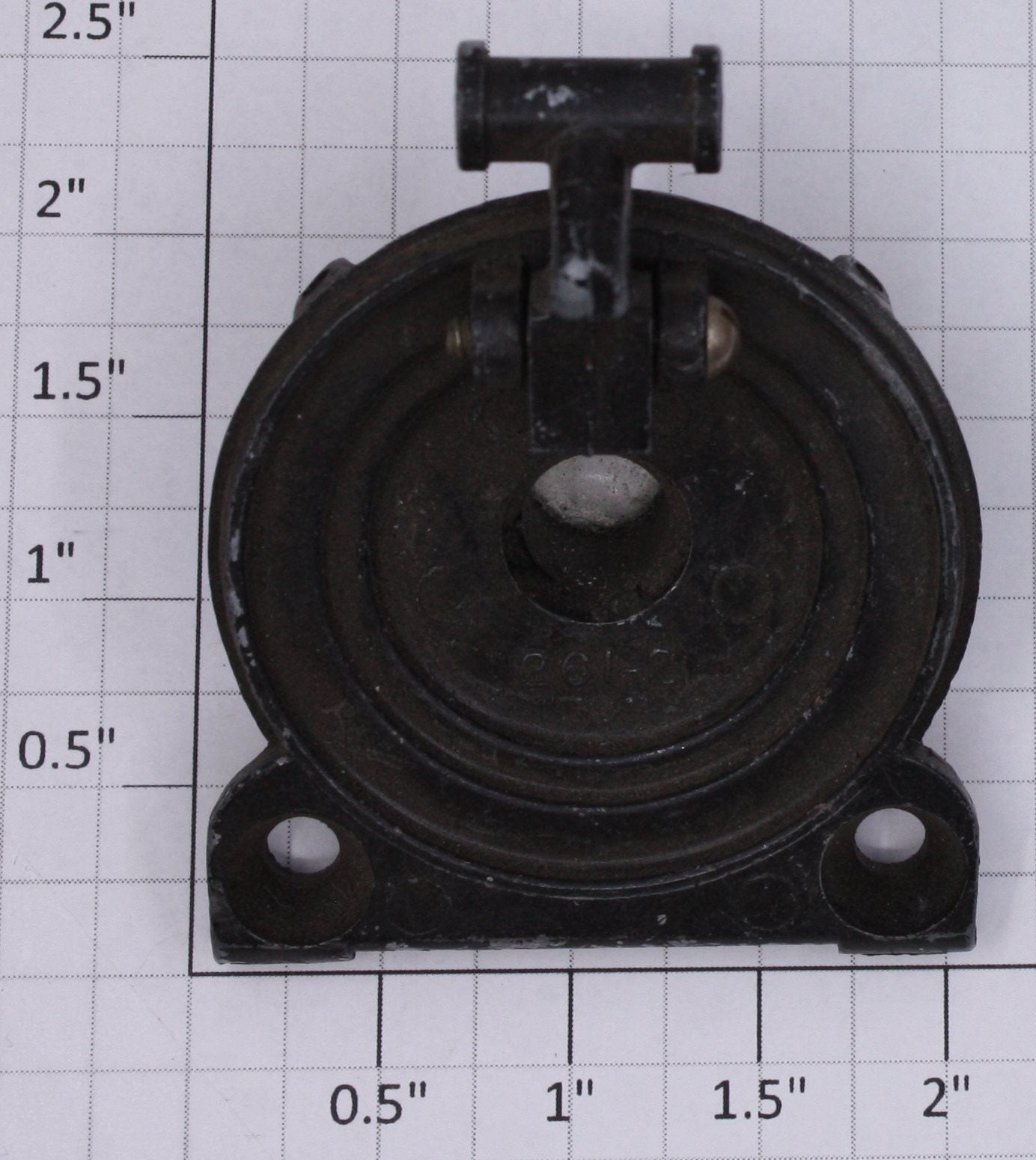 Lionel 261-2 Gunmetal Boiler Front with Latch-No Marker Lens