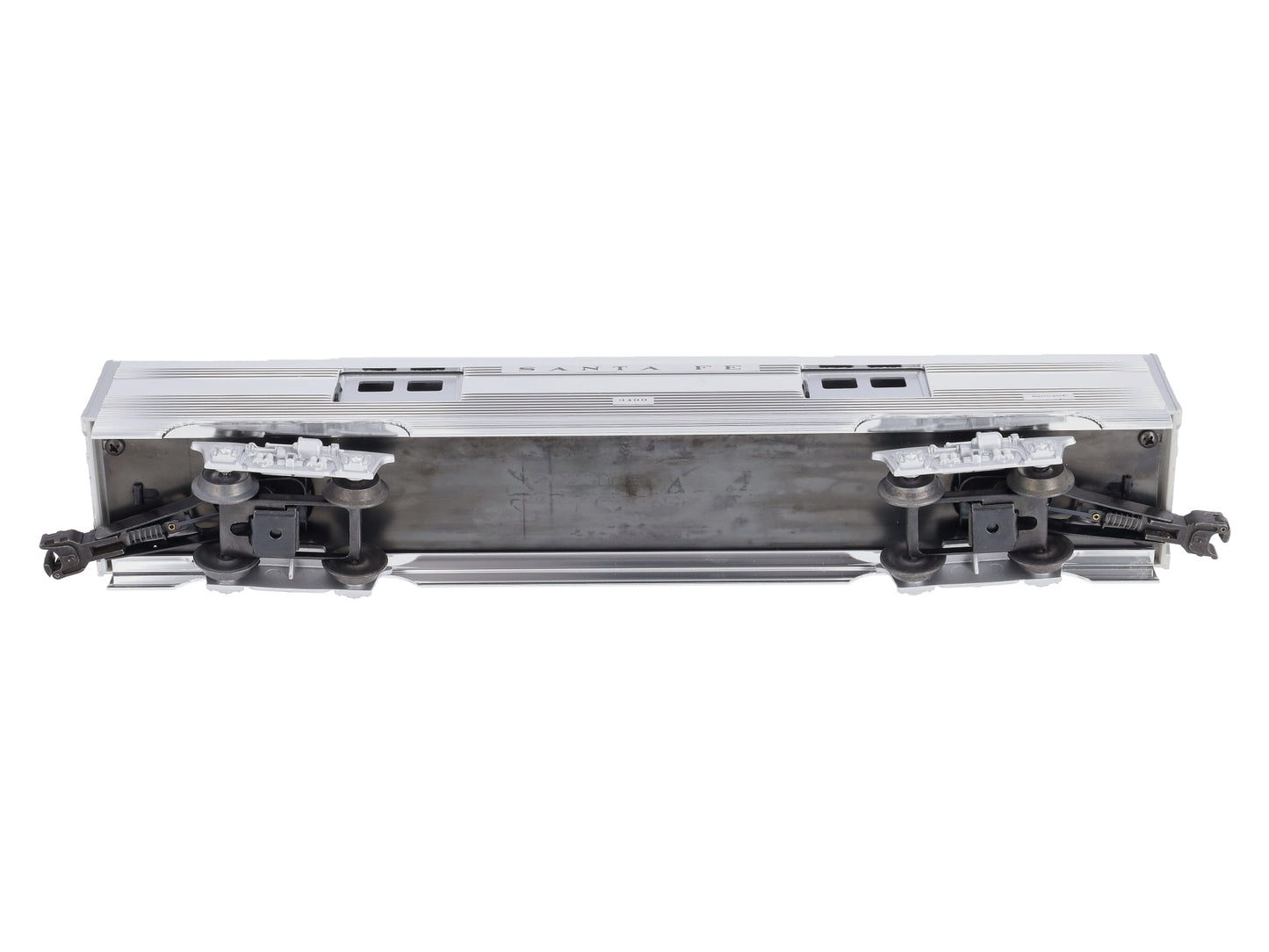Lionel 6-19109 O Gauge Santa Fe Aluminum Baggage Car #3400 LN/Box