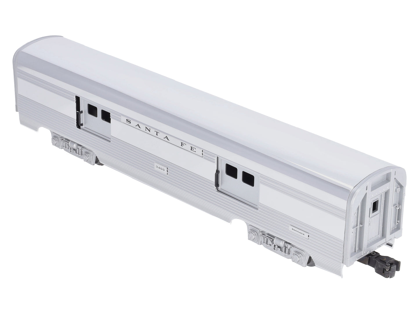 Lionel 6-19109 O Gauge Santa Fe Aluminum Baggage Car #3400 LN/Box