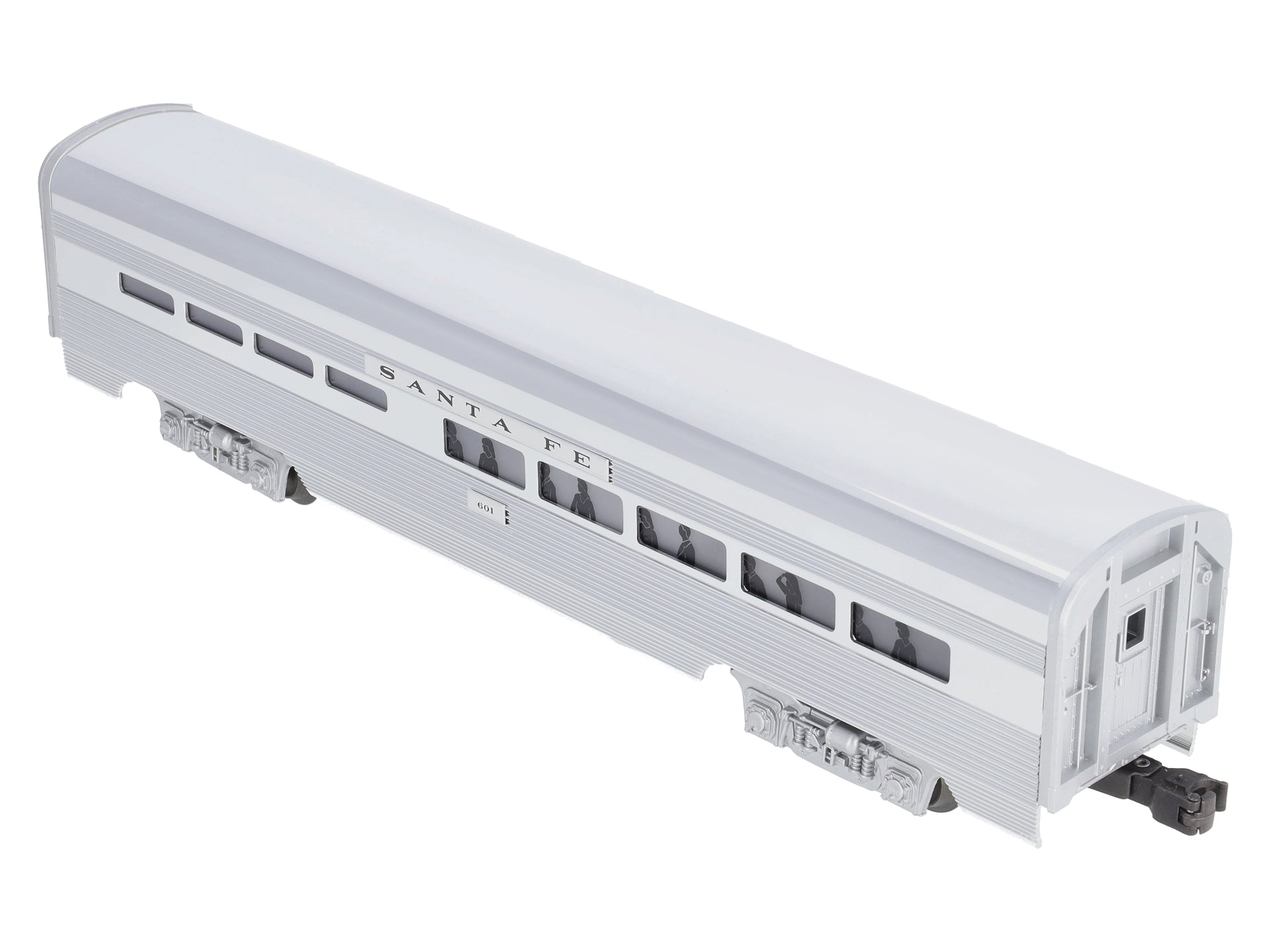 Lionel 6-19111 O Gauge Santa Fe Aluminum Diner Car #601 LN/Box
