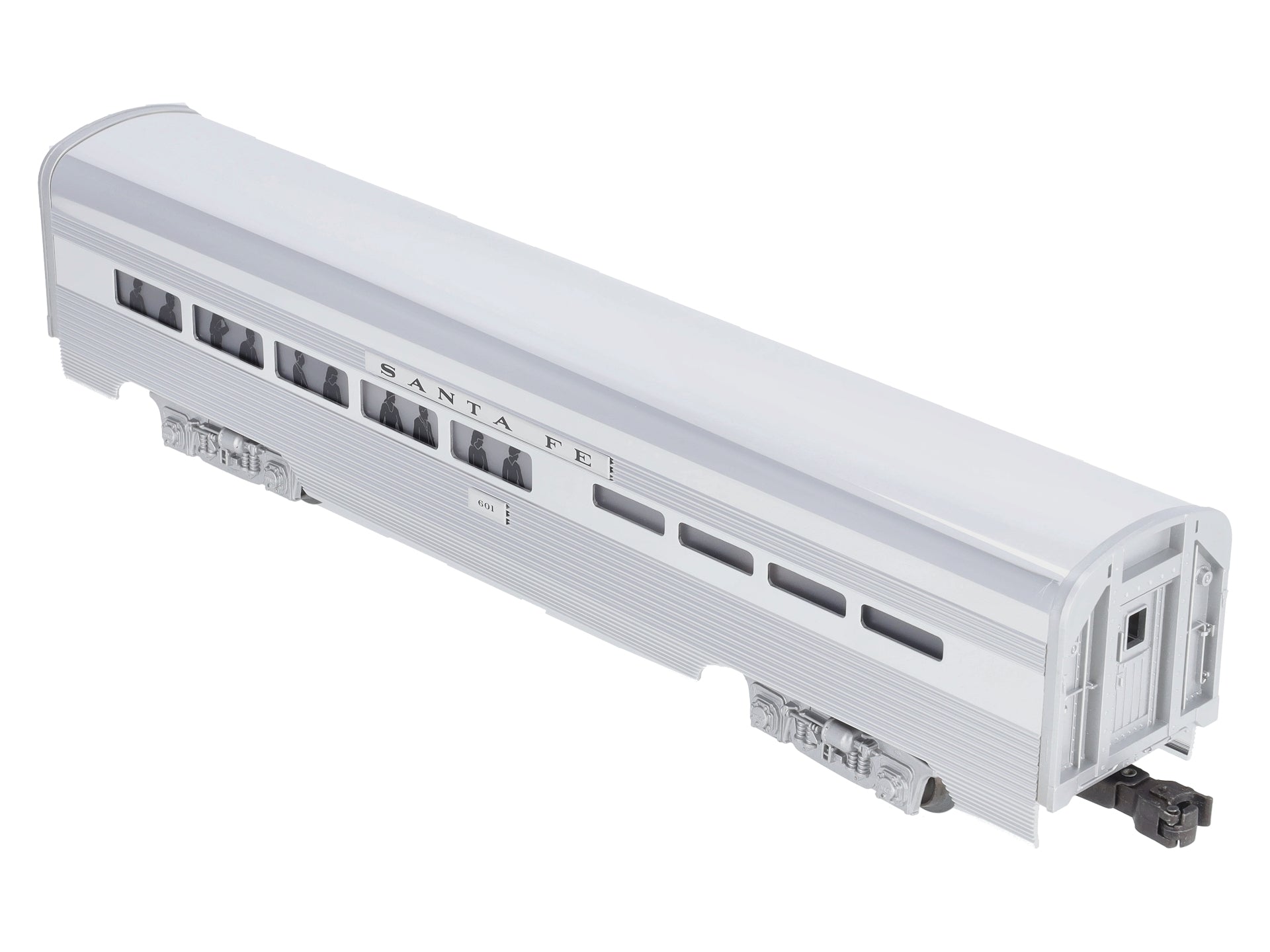 Lionel 6-19111 O Gauge Santa Fe Aluminum Diner Car #601 LN/Box