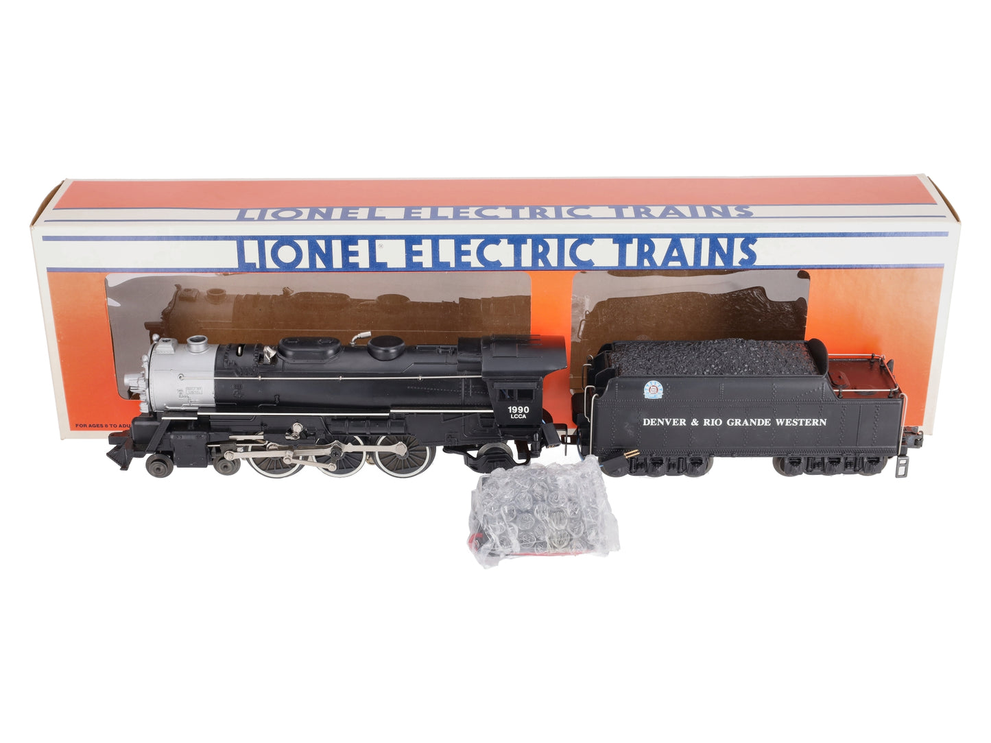 Lionel 6-18090 O Gauge Denver & Rio Grande LCCA 4-6-2 Steam Locomotive #1990 LN/Box