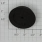 Lionel 249E-22 Black 12-Spoked Plain Wheel with Rim and Eccentric Stud