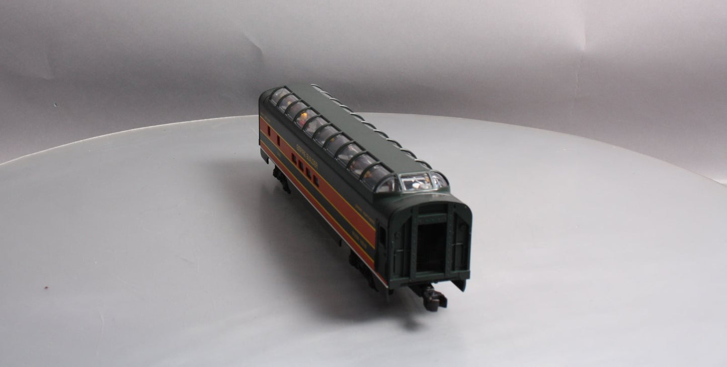 Lionel 6-19182 O Gauge Great Northern Aluminum Full Vista Dome Car #1395 LN/Box