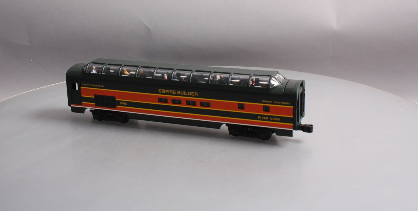Lionel 6-19182 O Gauge Great Northern Aluminum Full Vista Dome Car #1395 LN/Box