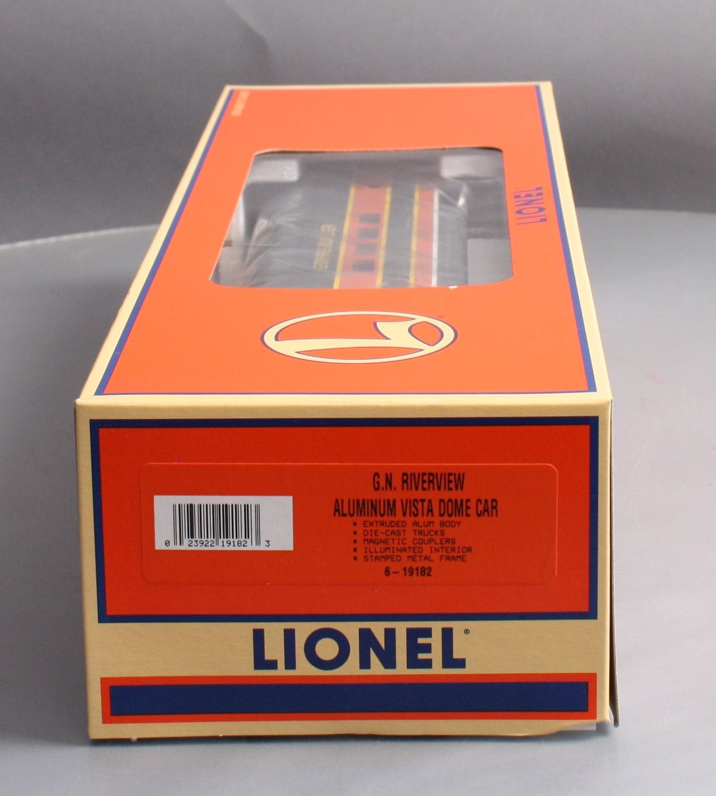 Lionel 6-19182 O Gauge Great Northern Aluminum Full Vista Dome Car #1395 LN/Box