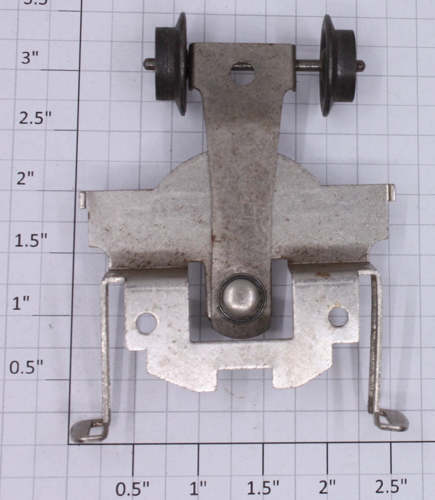 Lionel 1120-7 Nickel Front Truck with Bracket Assembly