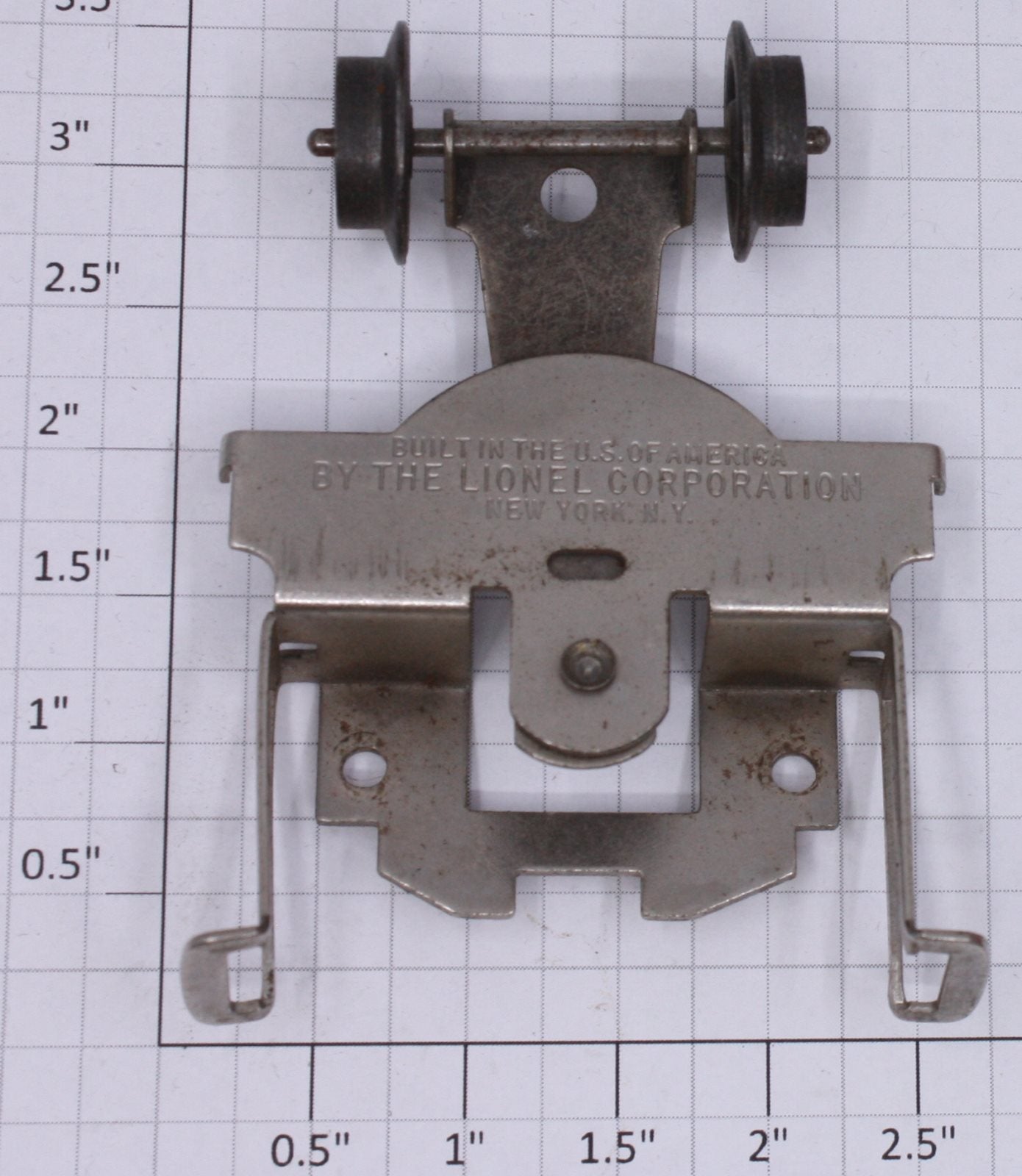 Lionel 1120-7 Nickel Front Truck with Bracket Assembly