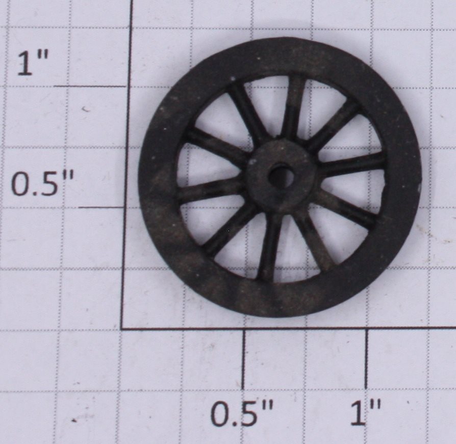 Lionel 700E-9 Black Hudson Rear Trailer Truck Plain Wheel
