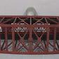 MTH 40-1031 O Gauge 30 Inch Rust Colored Steel Arch Bridge w/ Piers NIB
