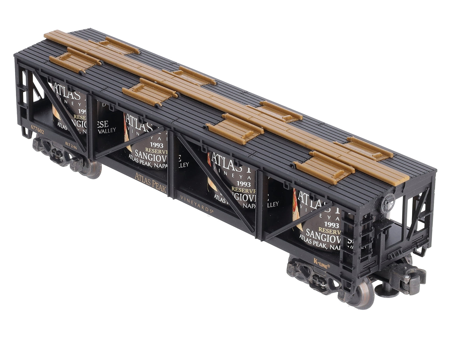 K-Line K677602 O Gauge Atlas Peak Vineyards "Sangiovese" Wine Car LN/Box