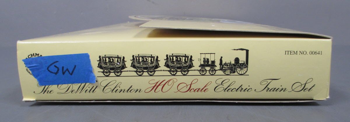 Bachmann 00641 HO Scale DeWitt Clinton Historic Steam Train Set LN/Box