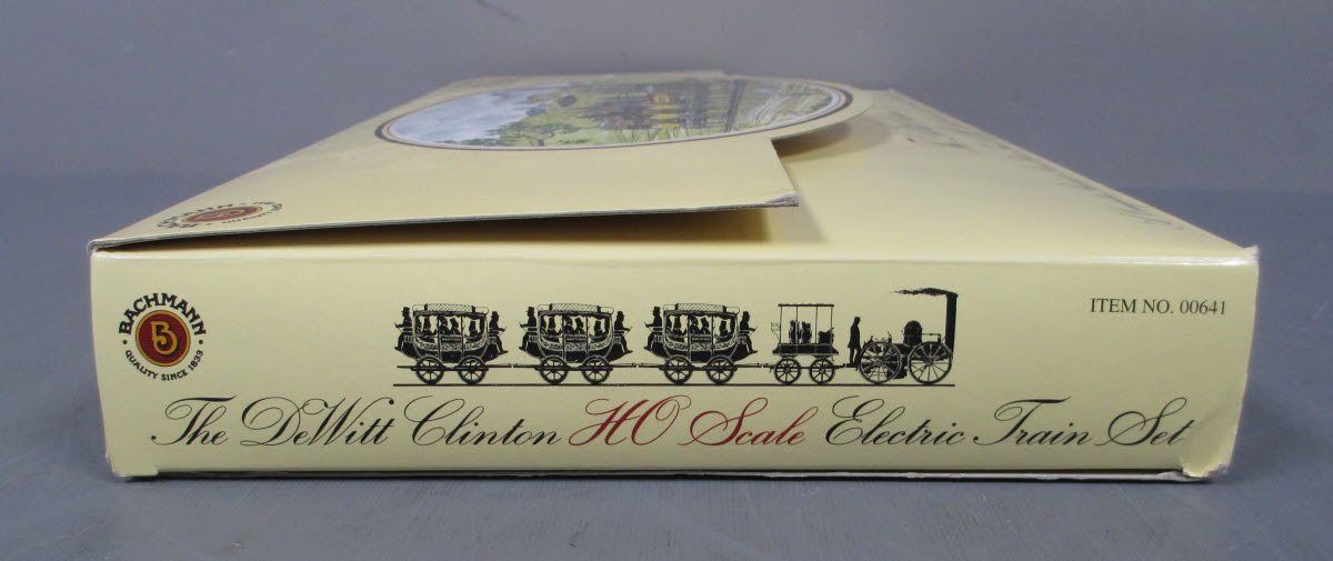 Bachmann 00641 HO Scale DeWitt Clinton Historic Steam Train Set LN/Box