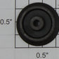 Lionel 250E-18 Blackened Solid Plain Pilot Truck Wheel