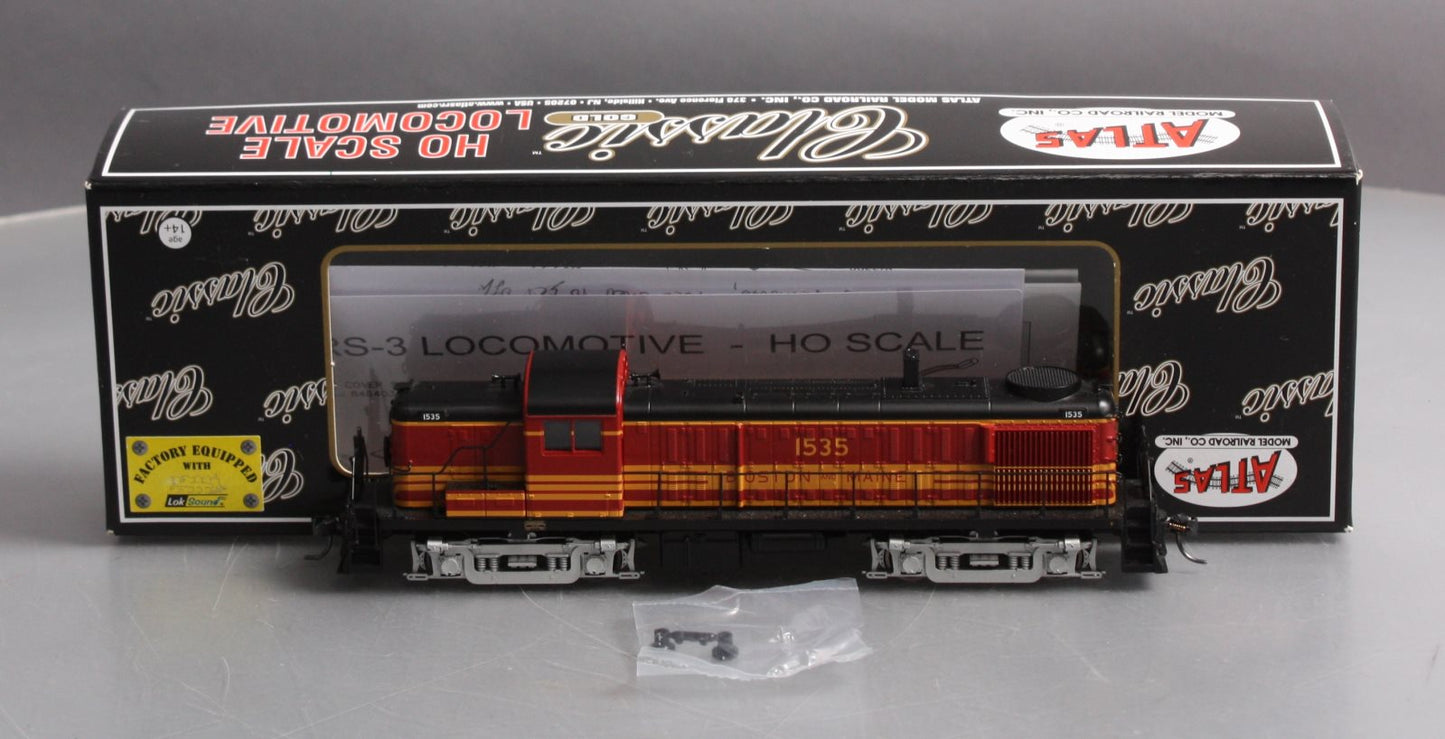 Atlas 10001951 HO Scale Boston & Maine Alco RS-3 Diesel Engine #1535 w/DCC & Snd