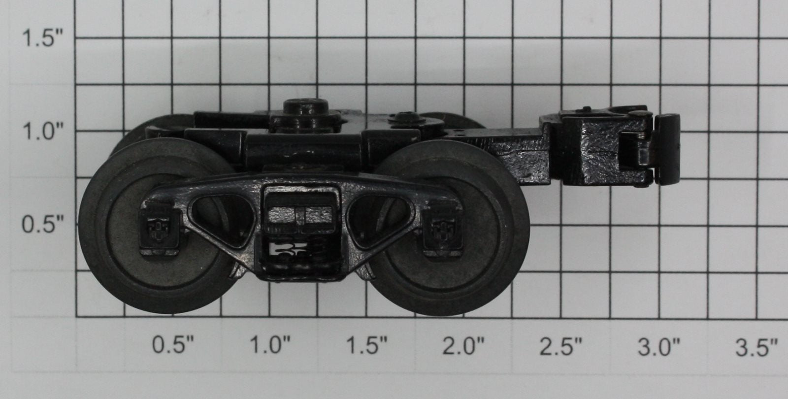 MTH DA-0100010 4-Wheel Articulated 2-Sprung Truck Without Hose