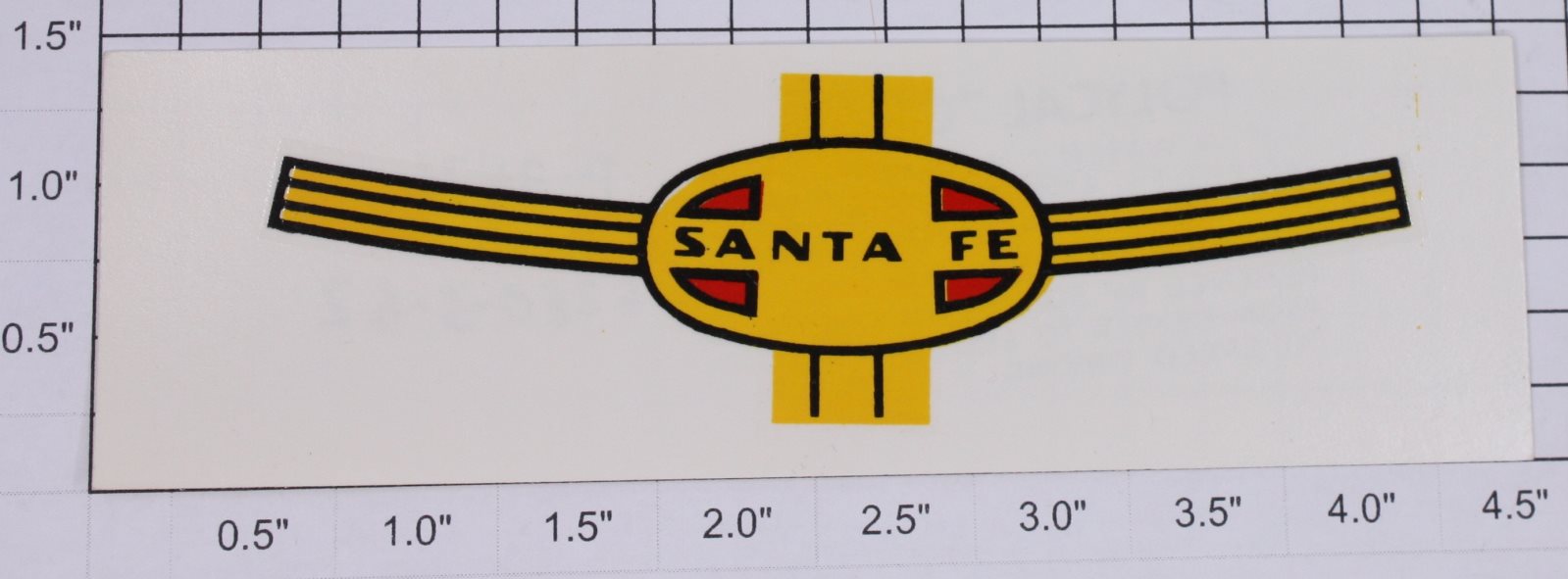 Lionel 2333-28 Santa Fe Water Soluble Decal