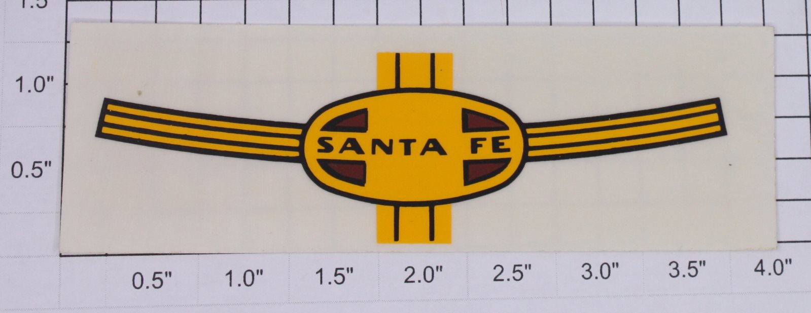Lionel 2333-28 Santa Fe Sticker Nose Decal